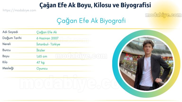 Çağan Efe Ak kimdir kac kilo boyu kac nereli kac yasinda esi kimdir